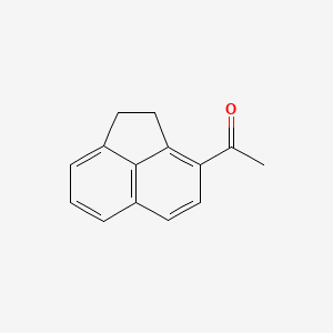 molecular formula C14H12O B3025487 1-(1,2-dihydroacenaphthylen-3-yl)ethanone CAS No. 7434-96-0