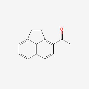 molecular formula C14H12O B3025487 1-(1,2-Dihydroacenaphthylen-3-yl)ethan-1-one CAS No. 7434-96-0