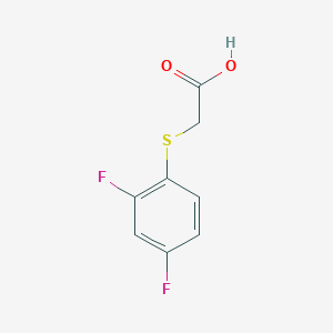 molecular formula C8H6F2O2S B3025488 2,4-Difluoro-phenylthioacetic acid CAS No. 773108-57-9