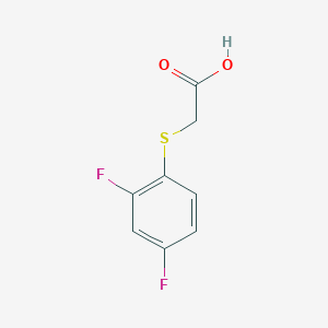 molecular formula C8H6F2O2S B3025488 2-(2,4-difluorophenyl)sulfanylacetic Acid CAS No. 773108-57-9