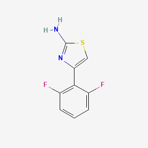 molecular formula C9H6F2N2S B3025490 4-(2,6-Difluorophenyl)-1,3-thiazol-2-amine CAS No. 510738-34-8