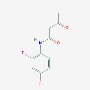 molecular formula C10H9F2NO2 B3025491 N-(2,4-difluorophenyl)-3-oxobutanamide CAS No. 218930-20-2