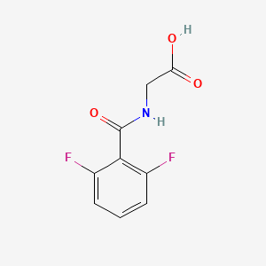molecular formula C9H7F2NO3 B3025492 2-[(2,6-difluorobenzoyl)amino]acetic Acid CAS No. 66648-38-2