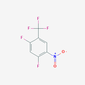 molecular formula C7H2F5NO2 B3025497 2,4-Difluoro-5-nitrobenzotrifluoride CAS No. 35010-29-8