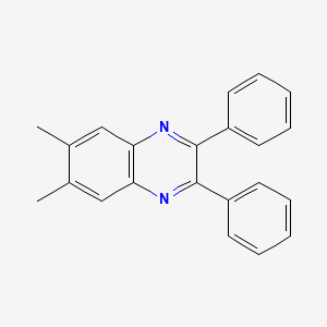 molecular formula C22H18N2 B3025505 6,7-Dimethyl-2,3-diphenylquinoxaline CAS No. 13362-56-6