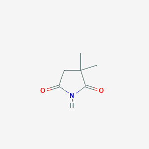 molecular formula C6H9NO2 B3025513 3,3-Dimethylpyrrolidine-2,5-dione CAS No. 3437-29-4