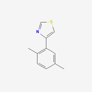 molecular formula C11H11NS B3025521 4-(2,5-Dimethylphenyl)-1,3-thiazole CAS No. 383143-39-3