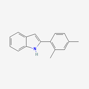 molecular formula C16H15N B3025528 2-(2,4-Dimethylphenyl)-1H-indole CAS No. 62663-29-0