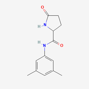 molecular formula C13H16N2O2 B3025537 N-(3,5-dimethylphenyl)-5-oxopyrrolidine-2-carboxamide CAS No. 1008201-89-5