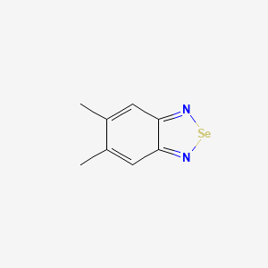 molecular formula C8H8N2Se B3025547 5,6-二甲基-2,1,3-苯并硒二唑 CAS No. 2626-34-8