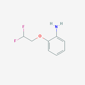 molecular formula C8H9F2NO B3025551 2-(2,2-二氟乙氧基)苯胺 CAS No. 937606-78-5
