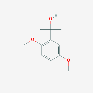 molecular formula C11H16O3 B3025552 2-(2,5-二甲氧基苯基)丙烷-2-醇 CAS No. 72667-90-4