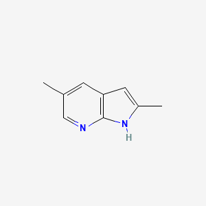 molecular formula C9H10N2 B3025553 2,5-二甲基-1H-吡咯并[2,3-b]吡啶 CAS No. 1190314-46-5