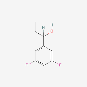 molecular formula C9H10F2O B3025568 1-(3,5-二氟苯基)丙醇 CAS No. 878571-98-3