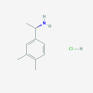 molecular formula C10H16ClN B3025578 (S)-1-(3,4-二甲基苯基)乙胺盐酸盐 CAS No. 1212186-90-7