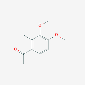 molecular formula C11H14O3 B3025587 1-(3,4-Dimethoxy-2-methylphenyl)ethanone CAS No. 5417-20-9