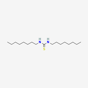 molecular formula C17H36N2S B3025610 1,3-二辛基-2-硫脲 CAS No. 34853-57-1