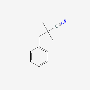molecular formula C11H13N B3025624 2,2-Dimethyl-3-phenylpropanenitrile CAS No. 35863-45-7