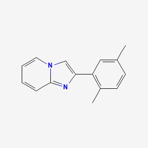 molecular formula C15H14N2 B3025628 2-(2,5-二甲基苯基)咪唑并[1,2-a]吡啶 CAS No. 881040-60-4
