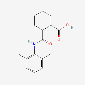 molecular formula C16H21NO3 B3025629 2-[(2,6-dimethylphenyl)carbamoyl]cyclohexane-1-carboxylic Acid CAS No. 414882-11-4