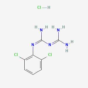 molecular formula C8H10Cl3N5 B3025633 1-(2,6-Dichlorophenyl)biguanide hydrochloride CAS No. 43058-83-9