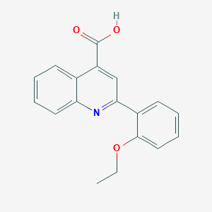 molecular formula C18H15NO3 B3025644 2-(2-Ethoxyphenyl)quinoline-4-carboxylic acid CAS No. 351158-31-1