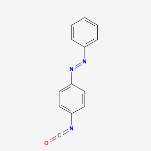 molecular formula C13H9N3O B3025647 (E)-1-(4-isocyanatophenyl)-2-phenyldiazene CAS No. 321951-62-6