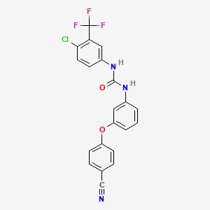 molecular formula C21H13ClF3N3O2 B3025652 Sc-43 CAS No. 1400989-25-4
