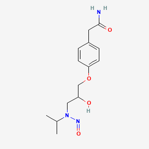 molecular formula C14H21N3O4 B3025657 N-nitroso-atenolol CAS No. 134720-04-0