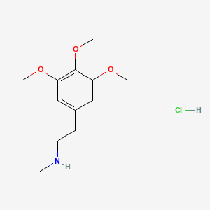 molecular formula C12H20ClNO3 B3025681 N-Methylmescaline hydrochloride CAS No. 6308-81-2