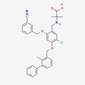 molecular formula C33H31ClN2O4 B3025684 NP19 CAS No. 2377916-66-8