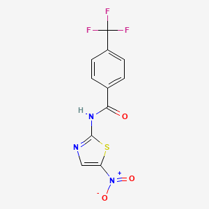 molecular formula C11H6F3N3O3S B3025685 STAT3-IN-17 