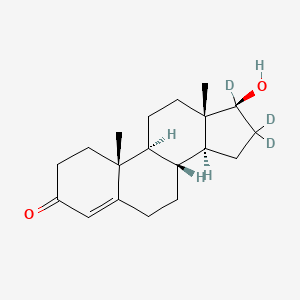 molecular formula C19H28O2 B3025694 Testosterone-16,16,17-D3 CAS No. 77546-39-5