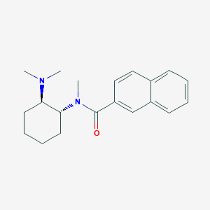 molecular formula C20H26N2O B3025697 trans-N-[2-(dimethylamino)cyclohexyl]-N-methyl-2-naphthalenecarboxamide CAS No. 67579-80-0