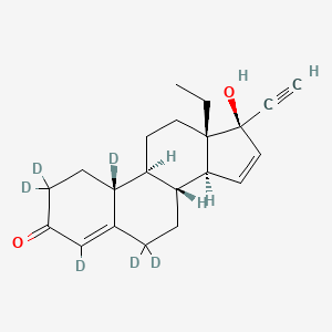 molecular formula C21H26O2 B3025703 Gestodene D6 CAS No. 1542211-40-4