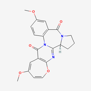 (2S)-10,18-Dimethoxy-21-oxa-6,14,23-triazapentacyclo[12.9.0.02,6.08,13.016,22]tricosa-1(23),8(13),9,11,16(22),17,19-heptaene-7,15-dione