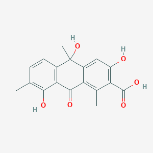 molecular formula C18H16O6 B3025713 hemi-Oxanthromicin A 