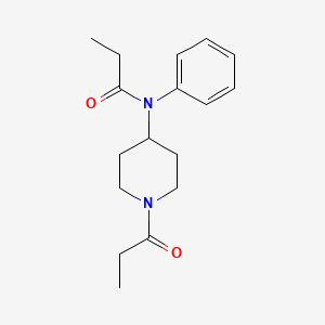 molecular formula C17H24N2O2 B3025720 N-[1-(1-oxopropyl)-4-piperidinyl]-N-phenyl-propanamide CAS No. 1890117-32-4