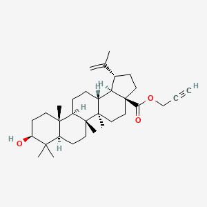 molecular formula C33H50O3 B3025722 (3beta)-3-Hydroxy-lup-20(29)-en-28-oic acid, 2-propyn-1-yl ester 
