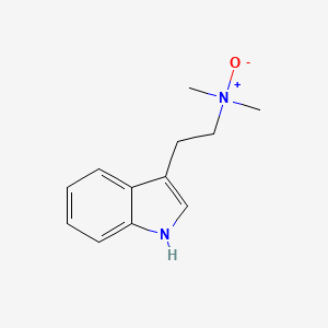 molecular formula C12H16N2O B3025727 N,N-Dimethyltryptamine N-oxide CAS No. 948-19-6