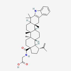 molecular formula C38H52N2O3 B3025731 N-(28-oxo-1'H-lupa-2,20(29)-dieno[3,2-b]indol-28-yl)-glycine 