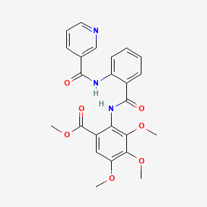 Methyl 3,4,5-trimethoxy-2-(2-(nicotinamido)benzamido)benzoate