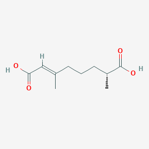 molecular formula C10H16O4 B3025743 2-Octenedioic acid, 3,7-dimethyl-, (2E,7R)- CAS No. 87172-91-6