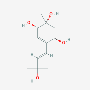 (1S,2R,4S)-5-[(E)-3-Hydroxy-3-methylbut-1-enyl]-2-methylcyclohex-5-ene-1,2,4-triol