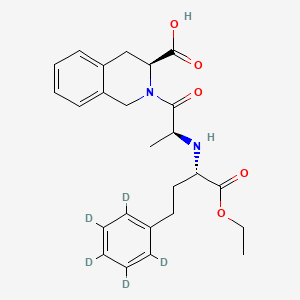 molecular formula C25H30N2O5 B3025751 Quinapril-d5 