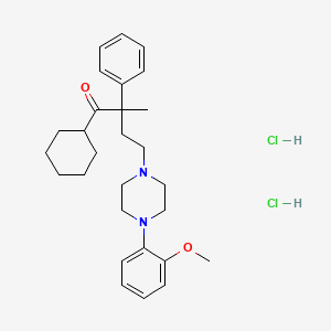 1-Cyclohexyl-4-[4-(2-methoxy-phenyl)-piperazin-1-YL]-2-phenyl-butan-1-one dihydrochloride