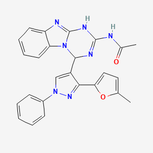 molecular formula C25H21N7O2 B3025774 PRGL493 