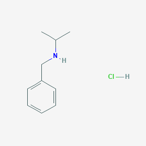 molecular formula C10H16ClN B3025775 N-benzylpropan-2-amine;hydrochloride CAS No. 18354-85-3