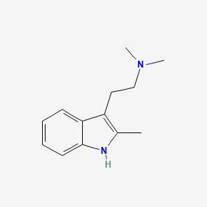 molecular formula C13H18N2 B3025777 2,N,N-Trimethyltryptamine CAS No. 1080-95-1