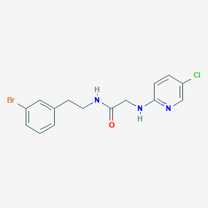 molecular formula C15H15BrClN3O B3025790 SR12343 
